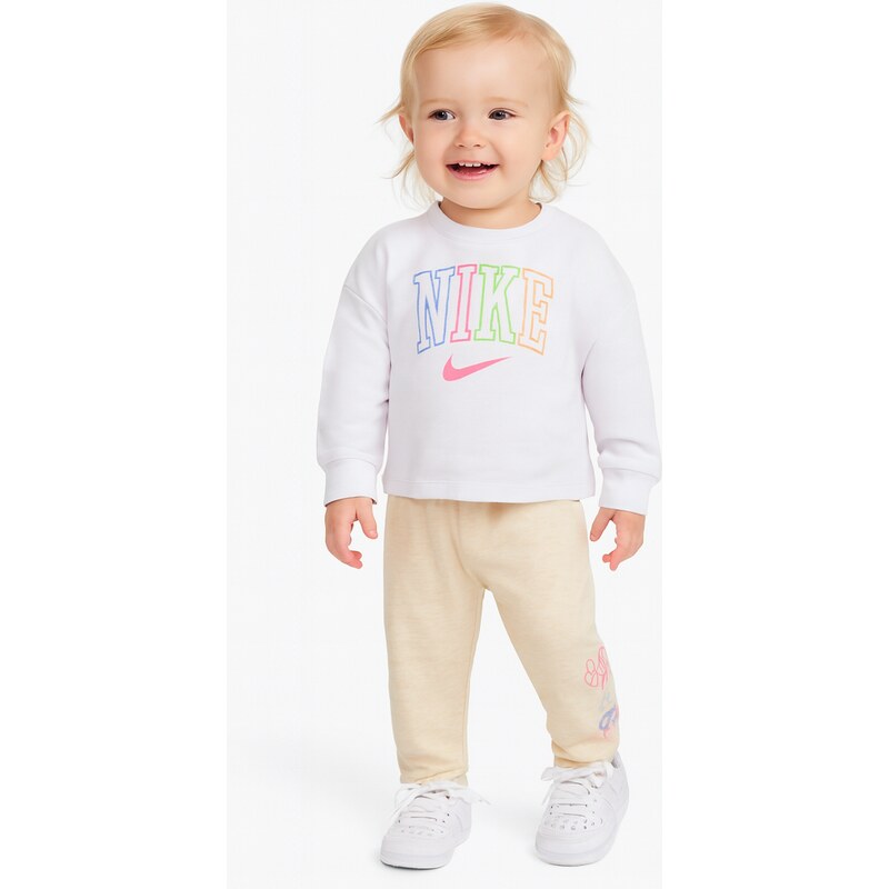 Nike retro rewind crew & jogger set IVORY 34324149