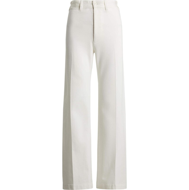 Polo Ralph Lauren Nohavice s pukmi biela 66858368