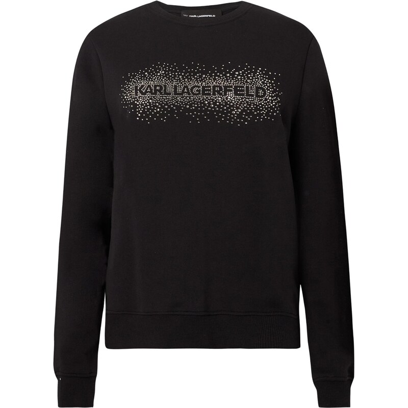 Karl Lagerfeld Mikina čierna / strieborná 66858381