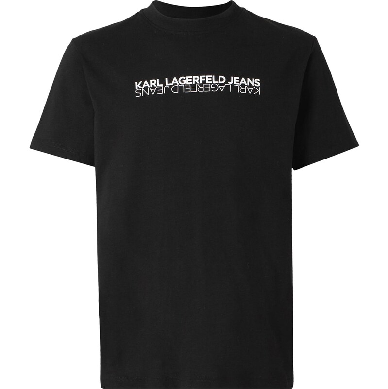 KARL LAGERFELD JEANS Tričko čierna / biela 66858420