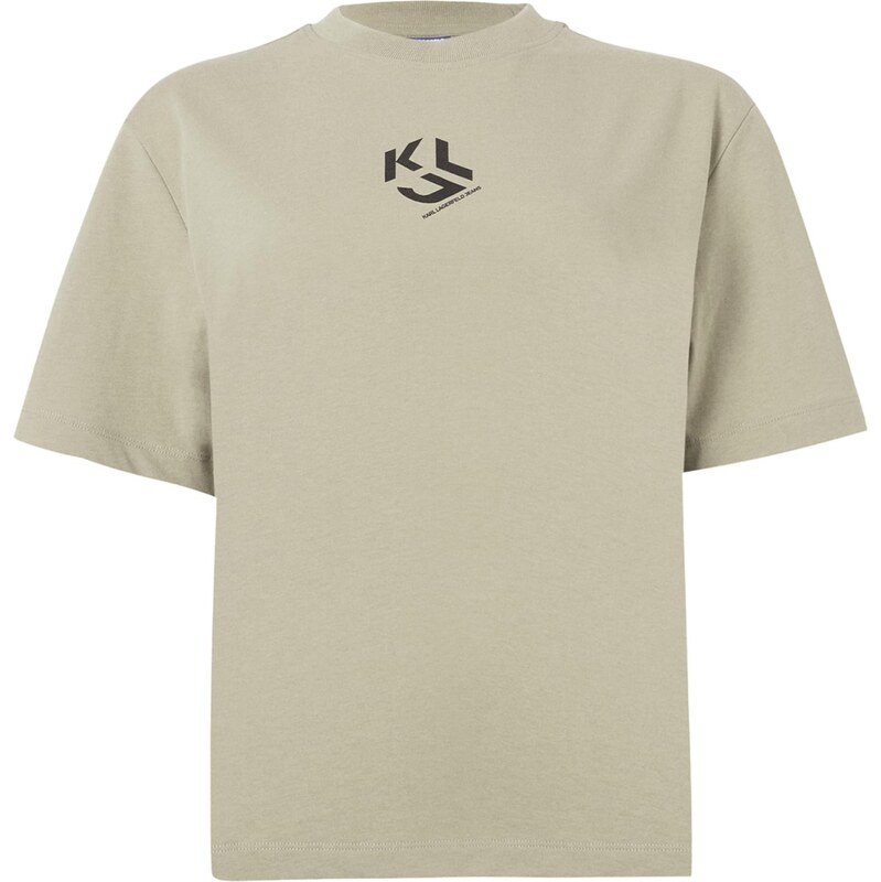 KARL LAGERFELD JEANS Tričko kaki / čierna 66858421