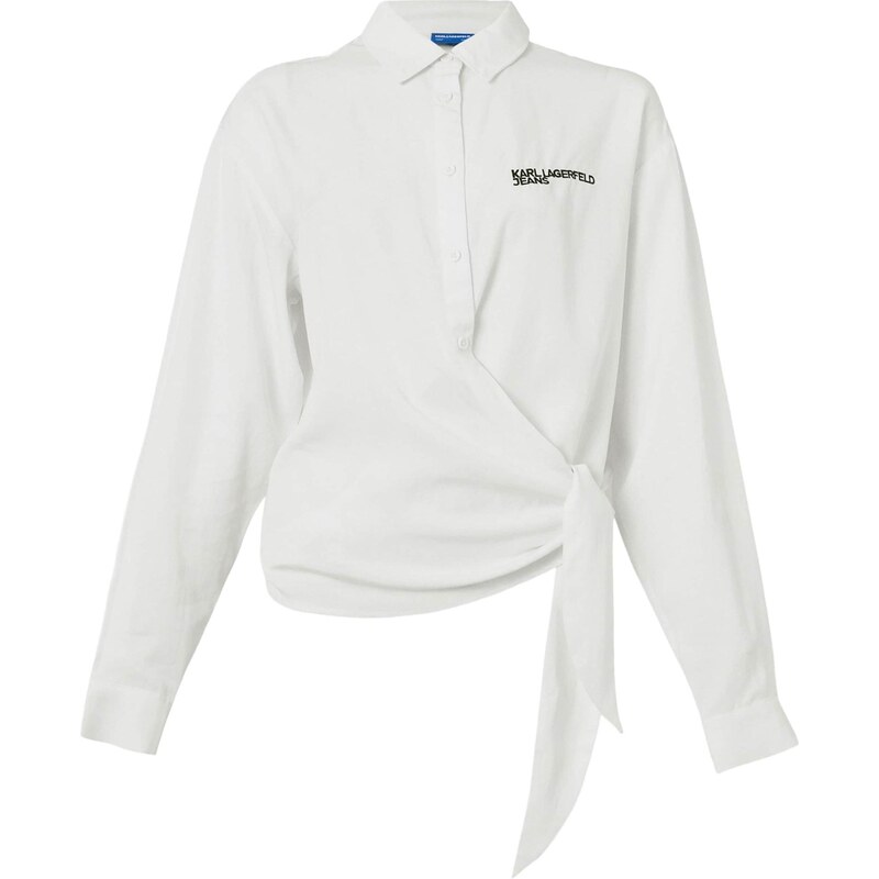 KARL LAGERFELD JEANS Blúzka čierna / biela 66858422