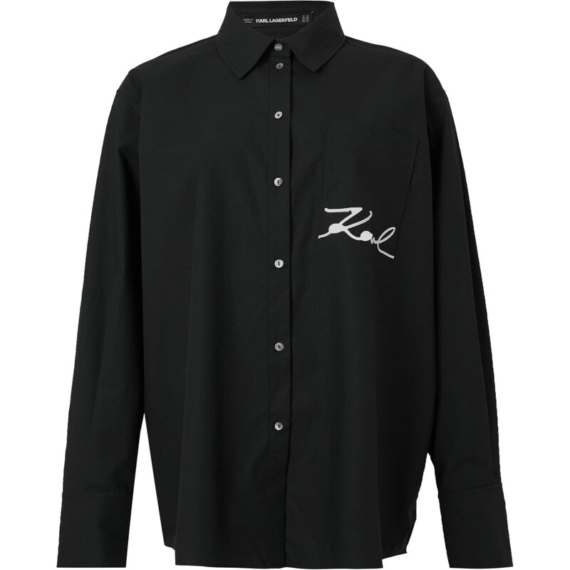 Karl Lagerfeld Blúzka čierna 66858418