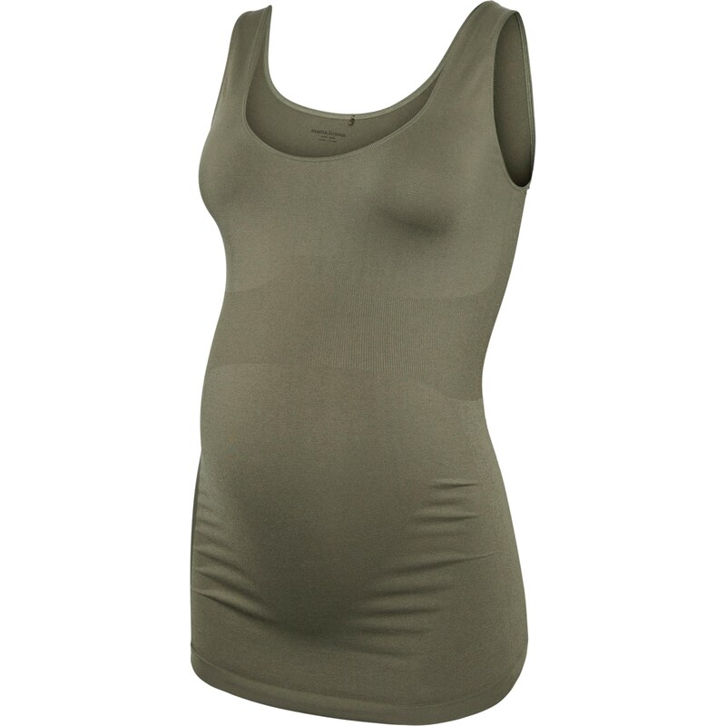 MAMALICIOUS Športový top MLHEAL olivová 66858433