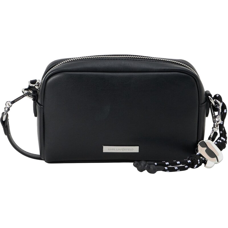 Karl Lagerfeld Taška cez rameno IKON SMOOTH čierna 66858447
