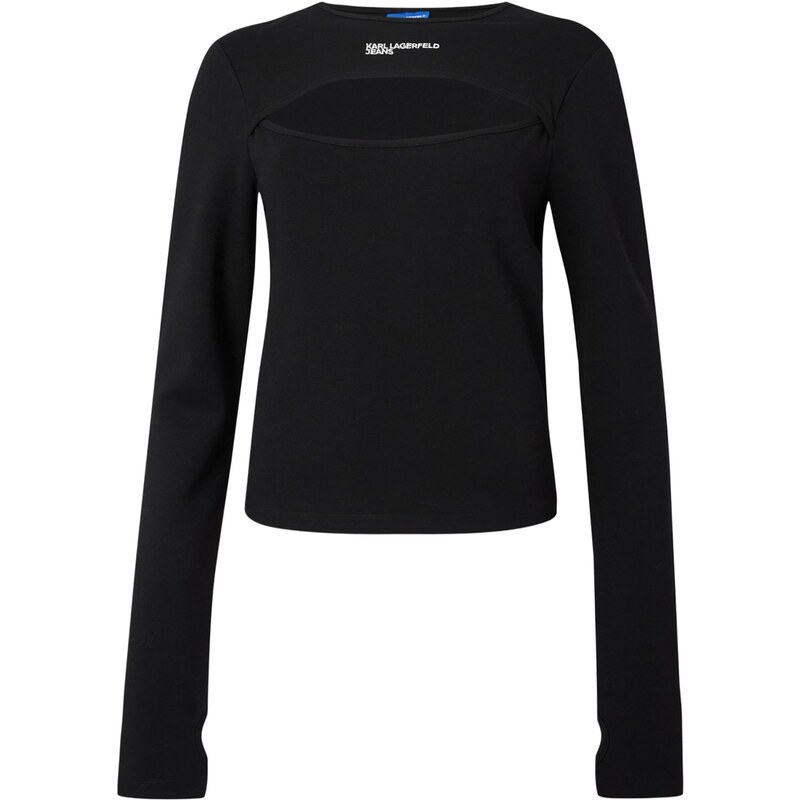 KARL LAGERFELD JEANS Tričko čierna / biela 66858460