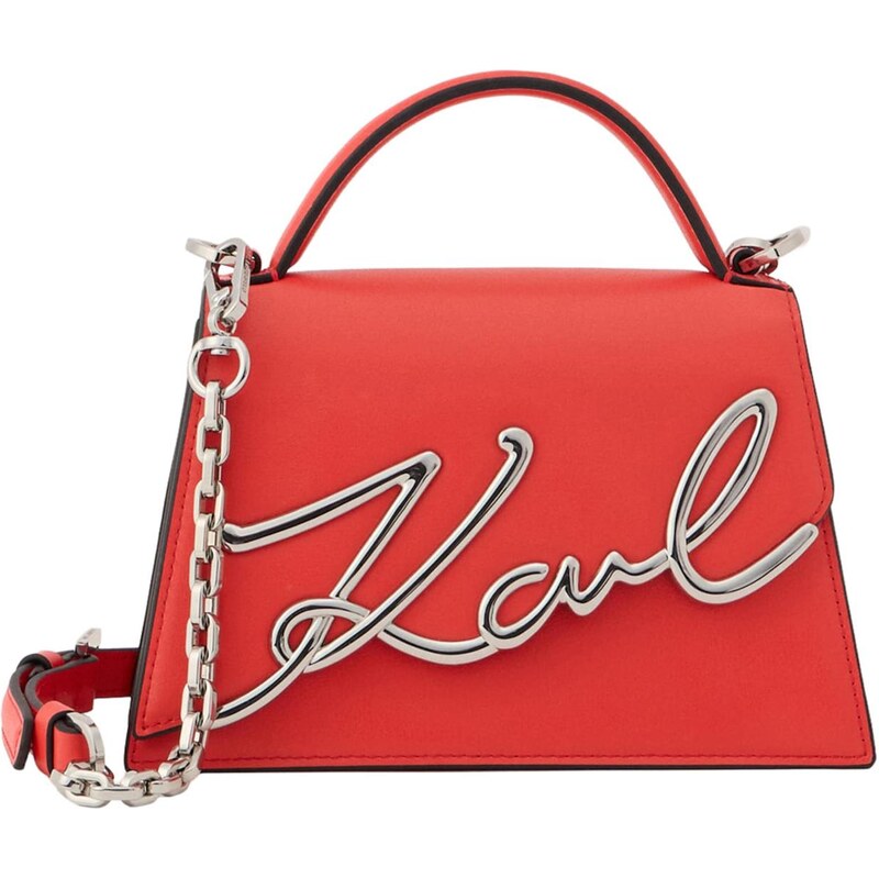 Karl Lagerfeld Kabelka Signature 2.0 oranžová 66858475