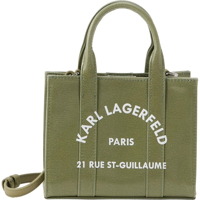 Karl Lagerfeld Kabelka zelená / šedobiela 66858471