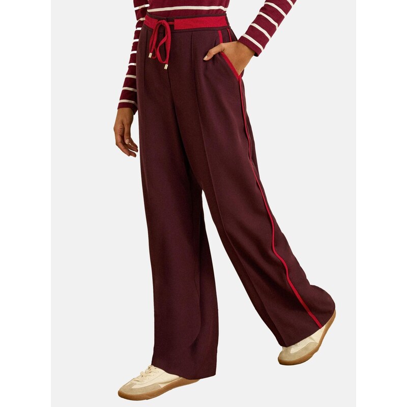 love & roses Nohavice červená / burgundská 66858496