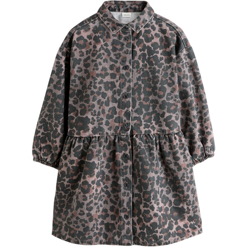 Next Šaty hnedá / koňaková / čierna / šedobiela 66858594