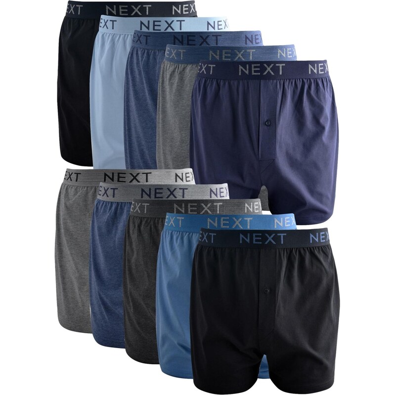 Next Boxerky svetlomodrá / tmavomodrá / tmavosivá / čierna 66858623