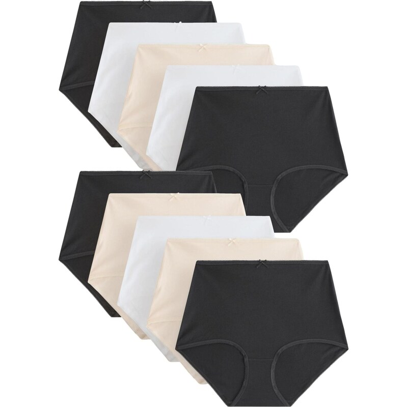 Next Nohavičky krémová / čierna / biela 66858653