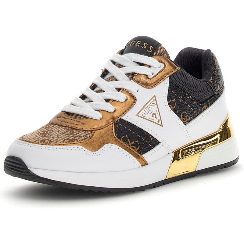 GUESS Nízke tenisky MICKAY zlatá / čierna / biela 66858666