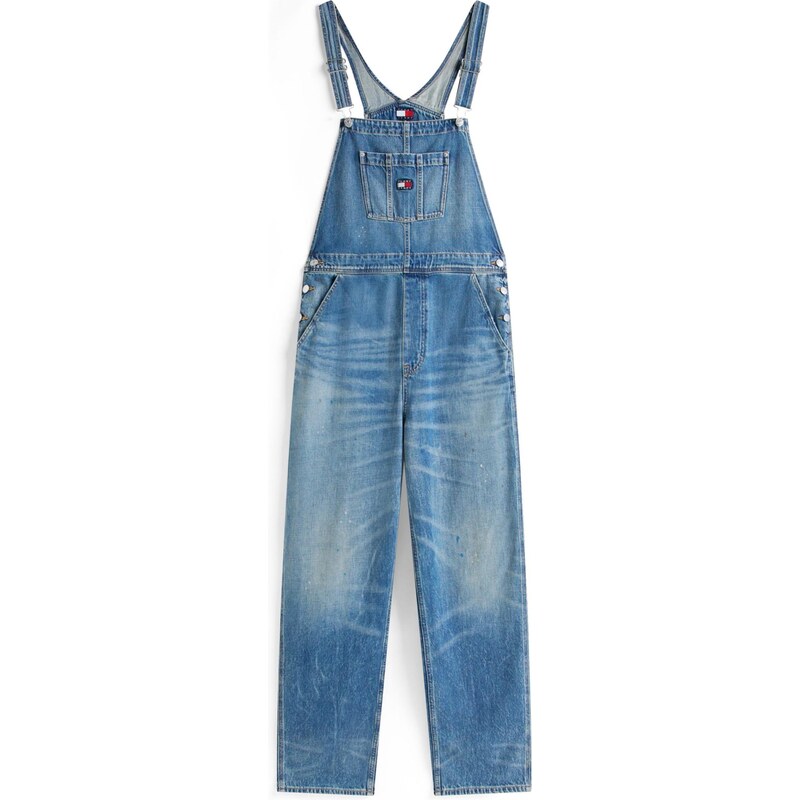 Tommy Jeans Rifle na traky JAIMIE DUNGAREE modrá denim 66858684