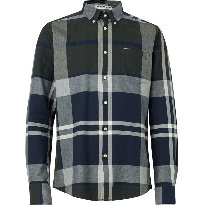 Barbour Košeľa Dunoon námornícka modrá / sivá / olivová / pastelovo 66858414
