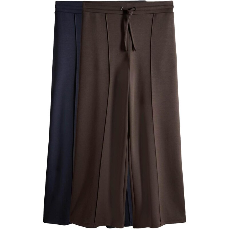 The Set Nohavice námornícka modrá / tmavohnedá 66858774