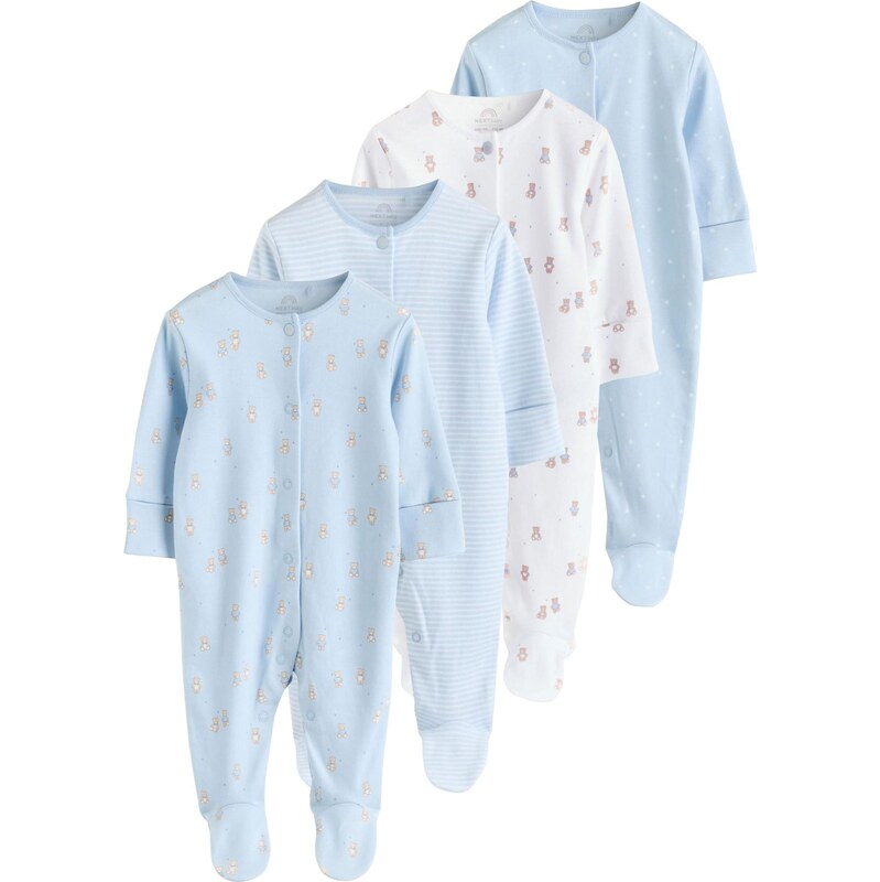 Next Pyžamo svetlobéžová / svetlohnedá / biela 66858781