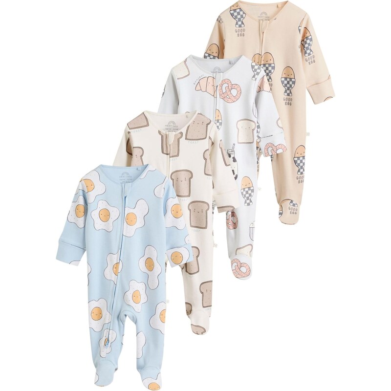 Next Pyžamo béžová / svetlomodrá / brokátová / žltá 66858784