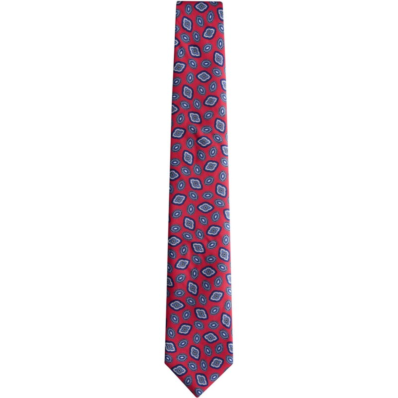 Next Kravata modrá / červená / biela 66858821