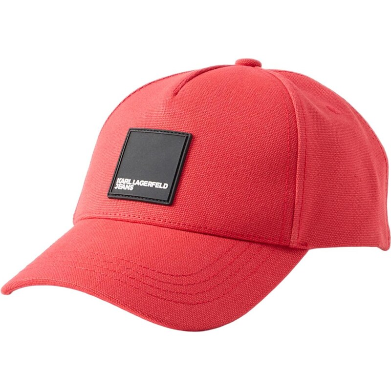 KARL LAGERFELD JEANS Čiapka červená / čierna 66858843