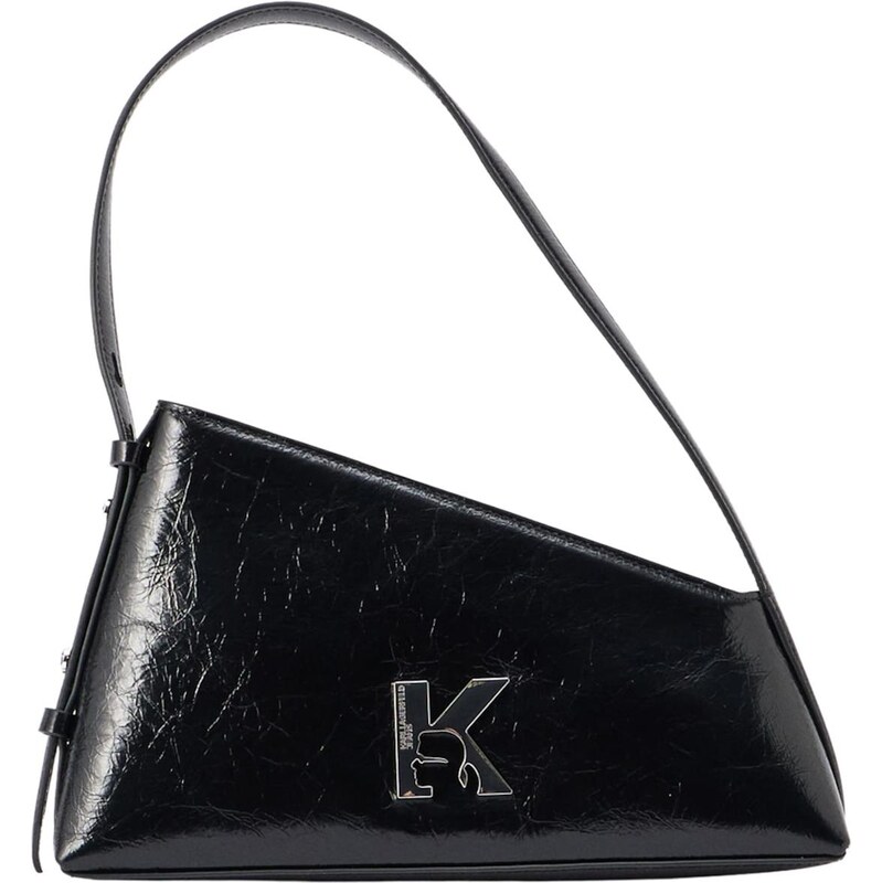 KARL LAGERFELD JEANS Kabelka na rameno čierna / strieborná 66858840