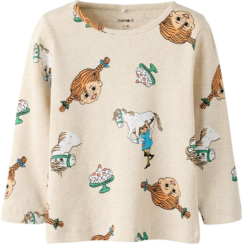 NAME IT Tričko béžová / modrá / zelená / biela 66858859