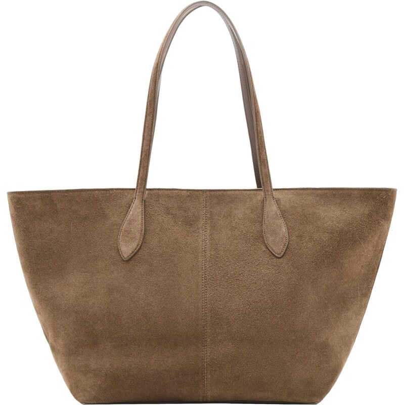MANGO Shopper G--Curro hnedá 66858897