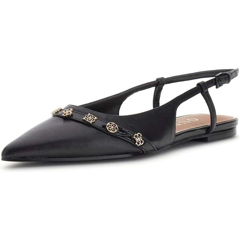 GUESS Baleríny s ramienkom DORLEE čierna 66858955