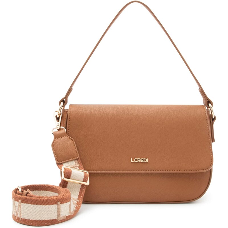 L.CREDI Taška cez rameno Ruby koňaková 66858964