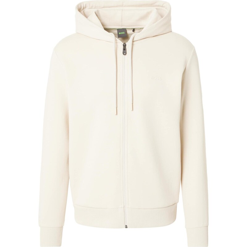 BOSS Tepláková bunda Saggy šampanské 66859008