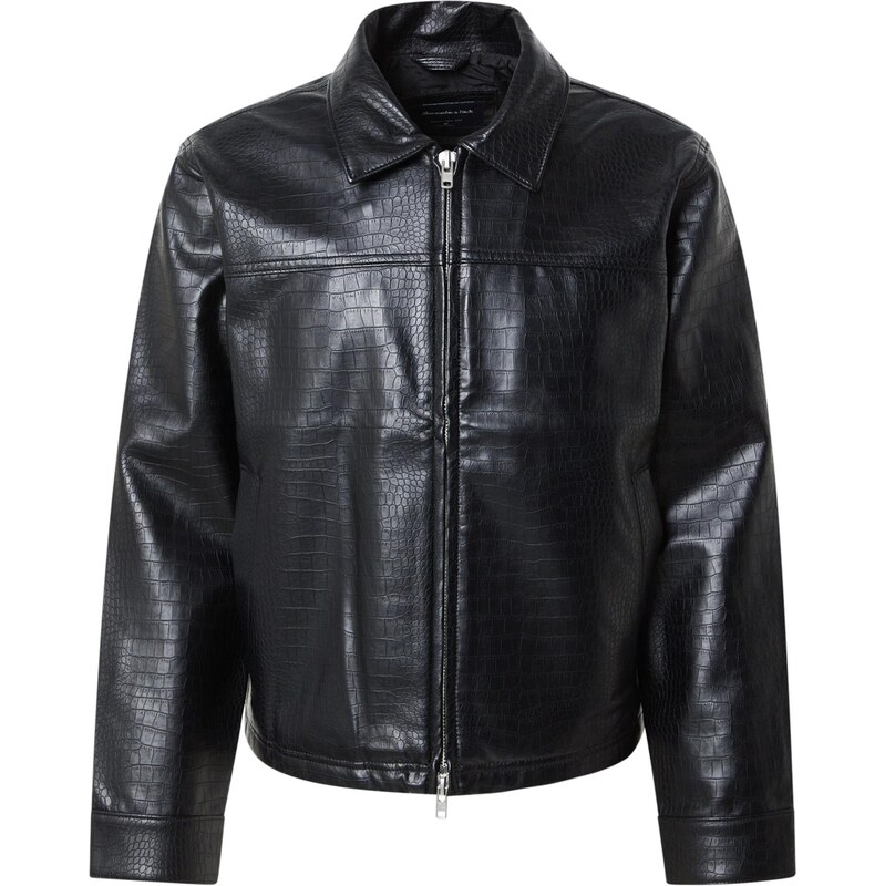Abercrombie & Fitch Prechodná bunda čierna 66859026