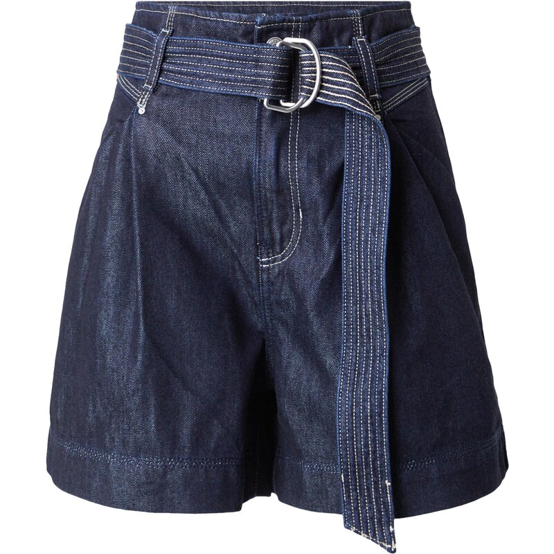 BOSS Plisované rifle tmavomodrá 66859070