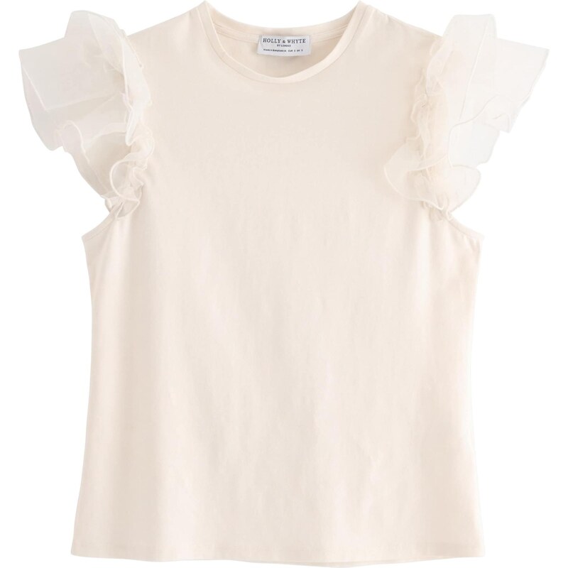 Lindex Top biela ako vlna 66859105