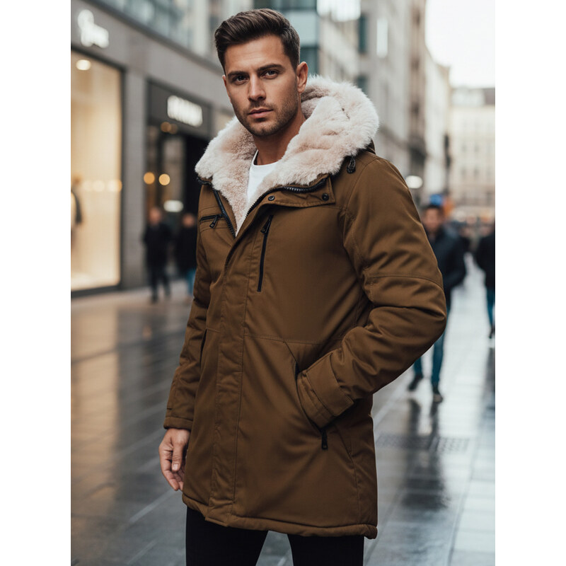 Pánska zimná bunda s kapucňou Dstreet TX4967 66077657