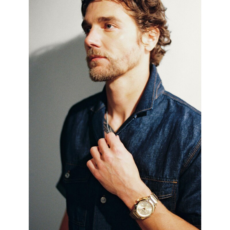 FOSSIL Analógové hodinky zlatá 66858703