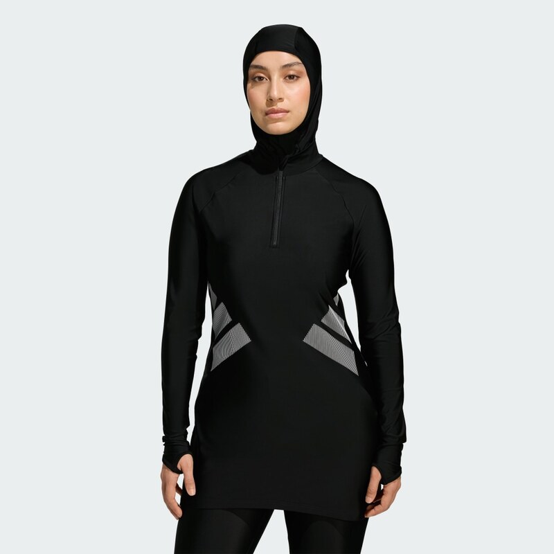 Adidas TOP NA PLÁVANIE BIG BARS LONG SLEEVE SWIM TOP 66861960