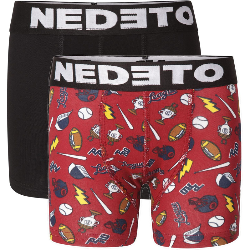 2PACK detské boxerky Nedeto viacfarebné (2NBDV2) 6-8 let 66862250