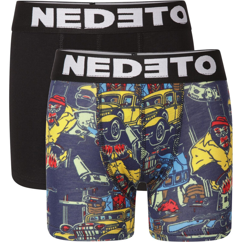 2PACK detské boxerky Nedeto viacfarebné (2NBDV5) 6-8 let 66862249