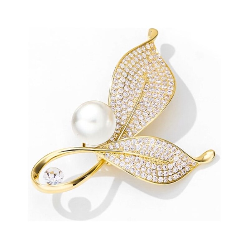 SWAROVSKI Elements Swarovski e. dámska brošňa na šaty Autumn Verse 66862804