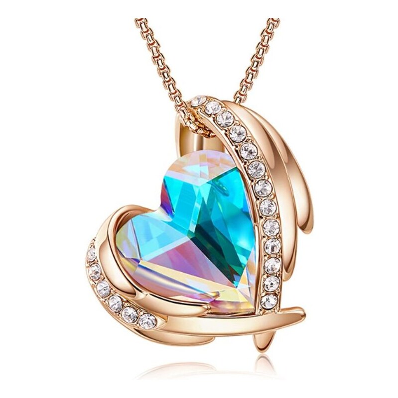 SWAROVSKI Elements Swarovski e. dámsky náhrdelník srdce Angel Heart 66862806
