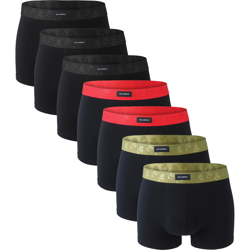 KARL LAGERFELD - boxerky 7PACK organic cotton cameo logo KARL 66862853