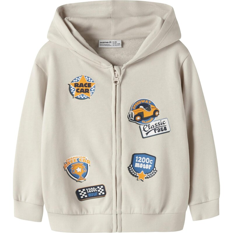 NAME IT Tepláková bunda NMMVoltinus tmavomodrá / svetlosivá / oranžová 66865795