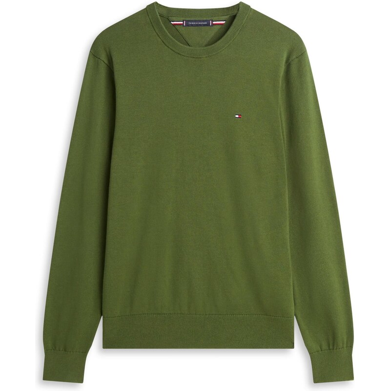 TOMMY HILFIGER Sveter Essential olivová 66865845