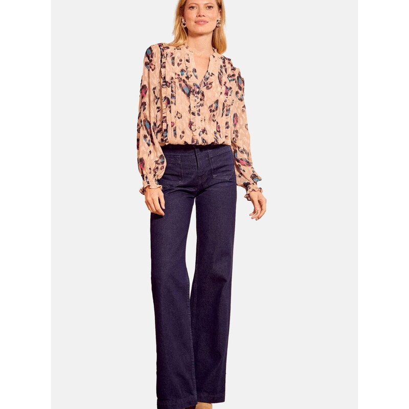 love & roses Blúzka béžová / zafírová / čokoládová / malinová 66865855