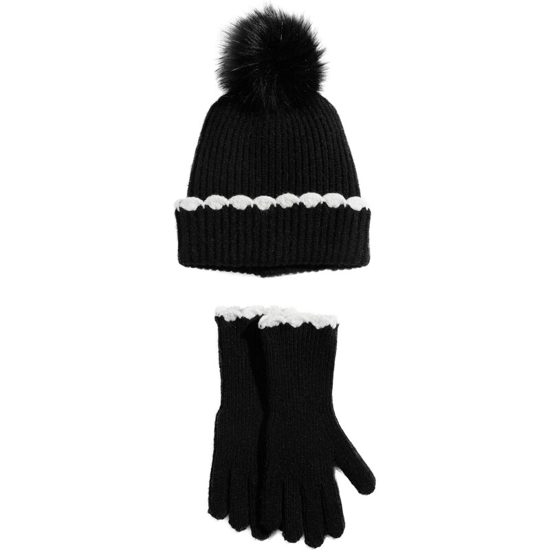 love & roses Čiapky čierna / biela 66865881