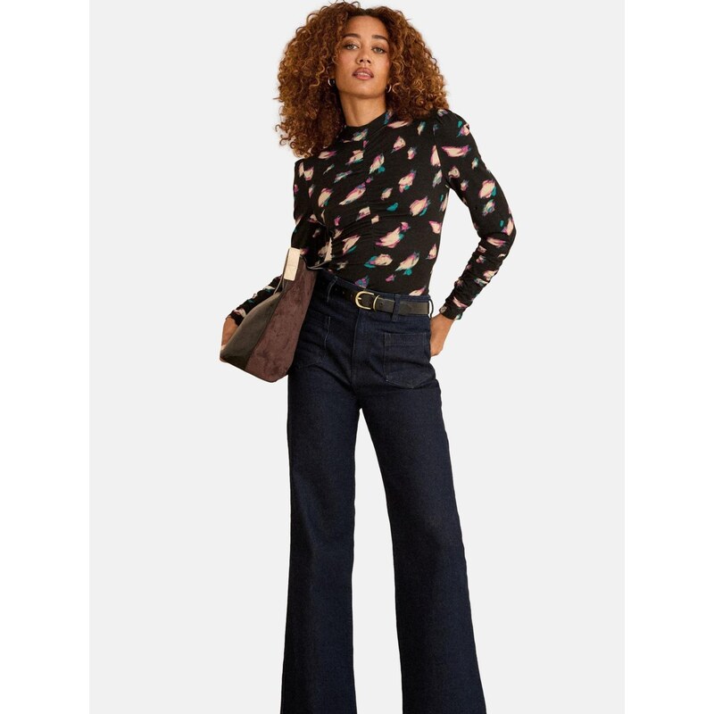 love & roses Tričko béžová / smaragdová / fuksia / čierna 66865917