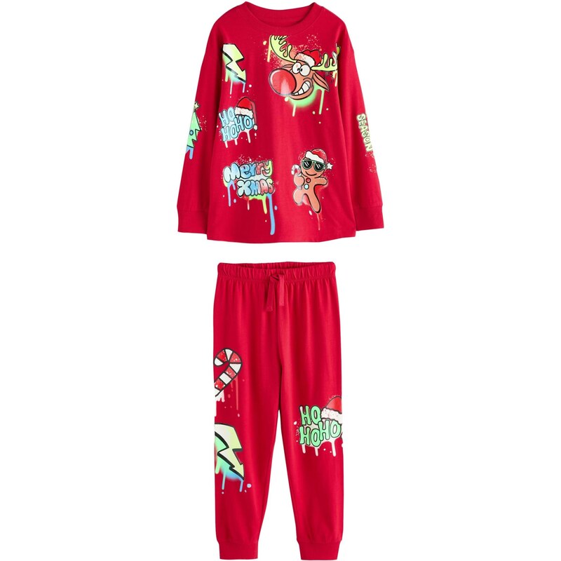 Next Pyžamo svetlomodrá / svetložltá / červená / čierna 66865923