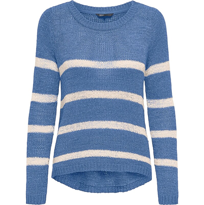 ONLY Sveter Onlgeena nebesky modrá / biela 66865978