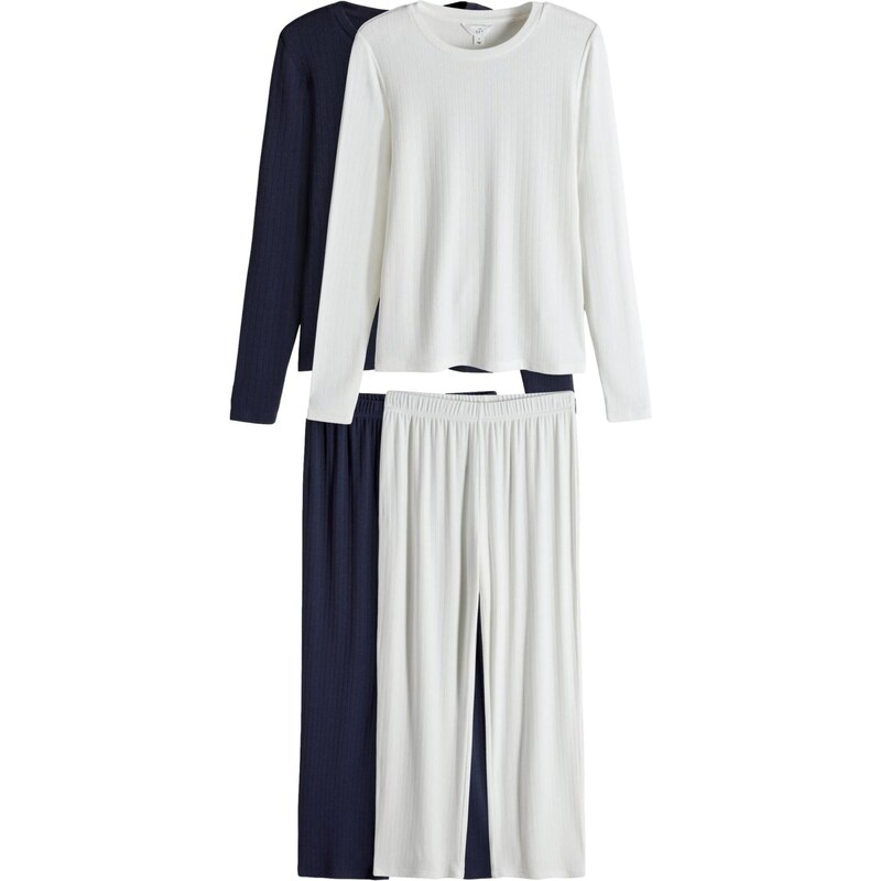 The Set Pyžamo modrá / biela 66866035