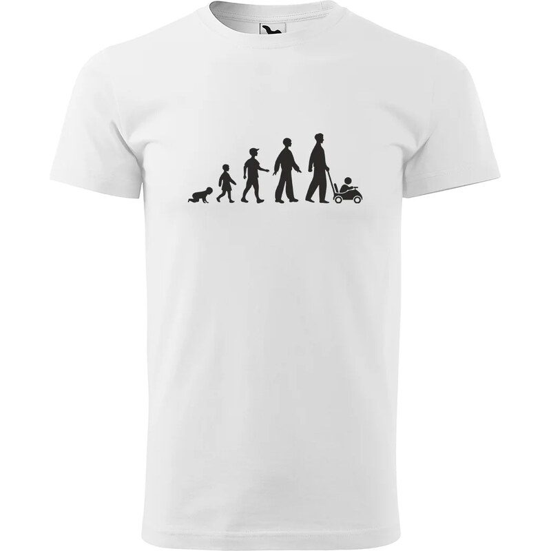 Sablio Tričko s potlačou Evolúcia človeka 65109450